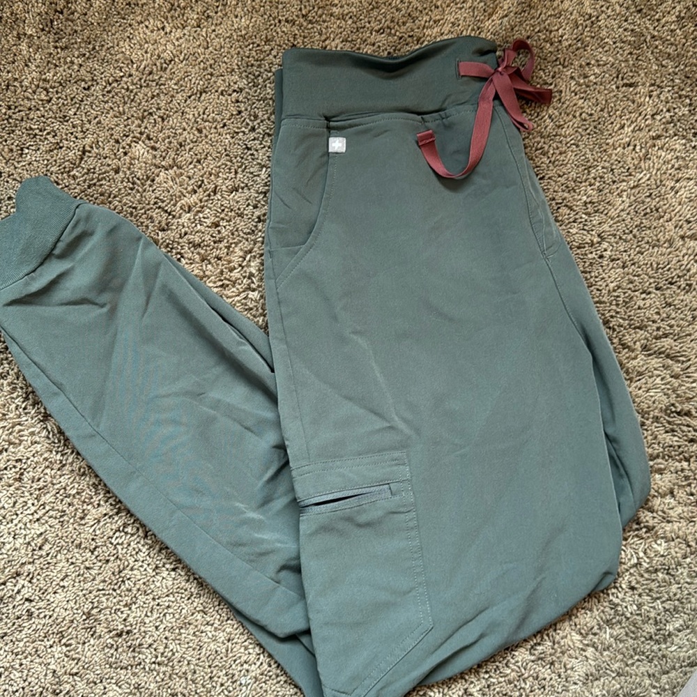 Figs high waisted  + tall scrub pants